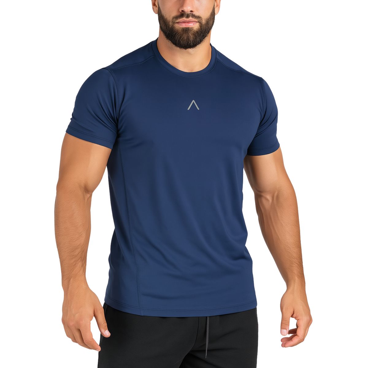 ALPHA FIT - Polo deportivo hombre Running - Polo gimnasio - Ropa gym - Alphafit