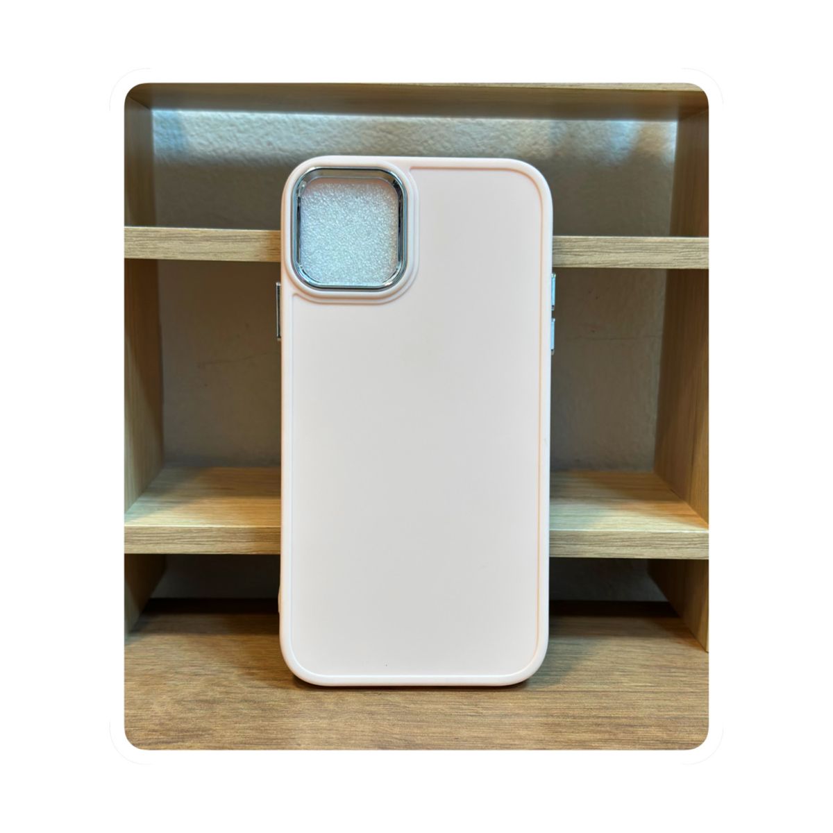 GENERICO - Case Pink Collection - Filo Plateado - Iphone 11