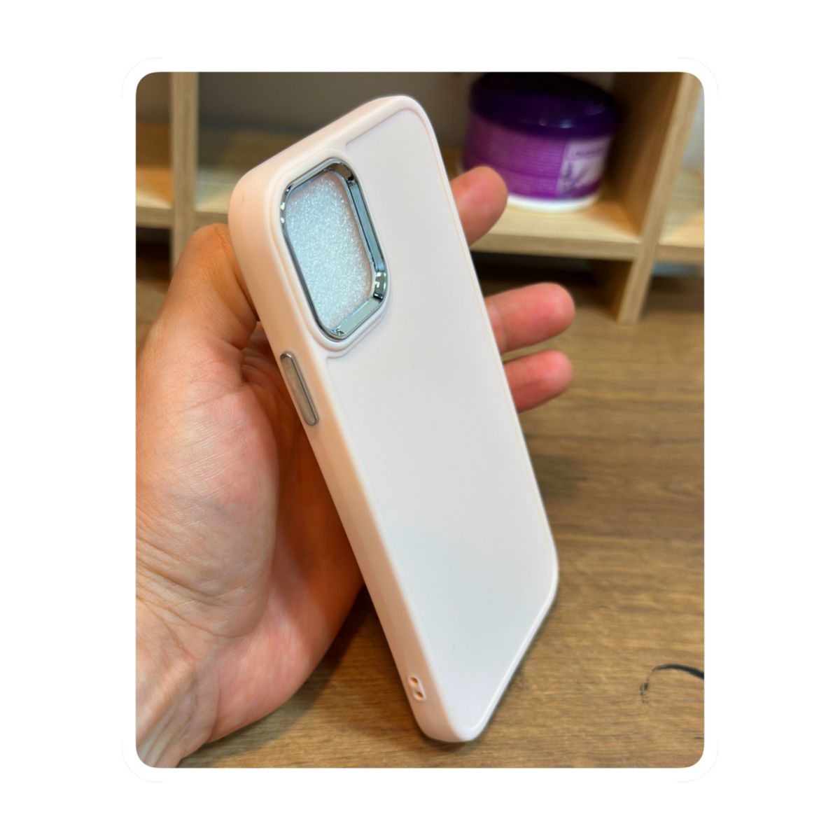 GENERICO - Case Pink Collection - Filo Plateado - Iphone 11