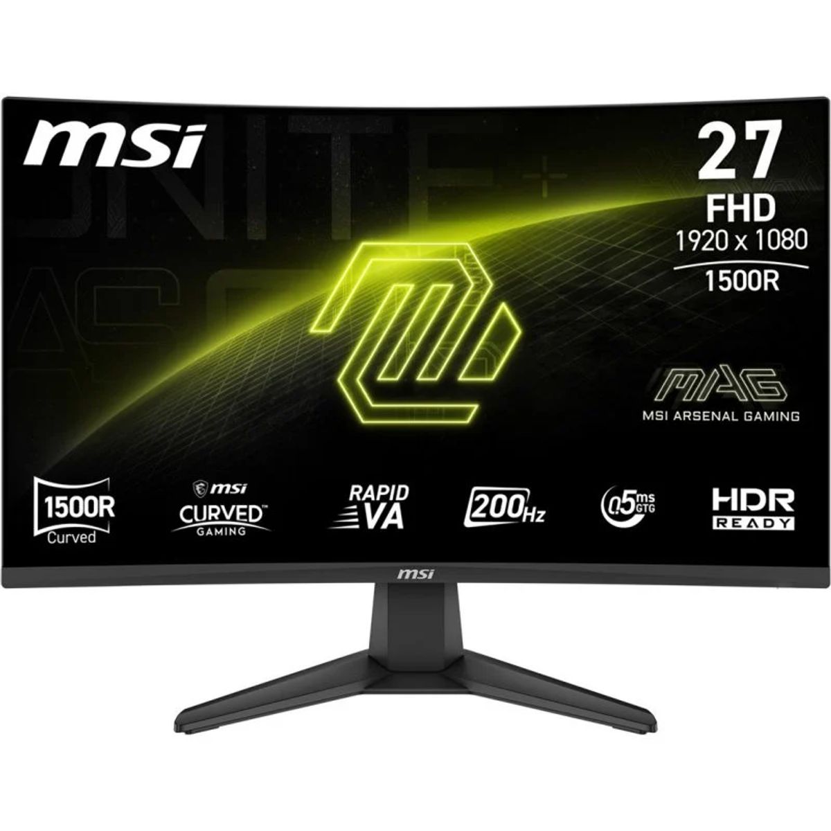 MSI - Monitor MSI MAG 276CF E20 27 LED Fast VA FullHD 200hz