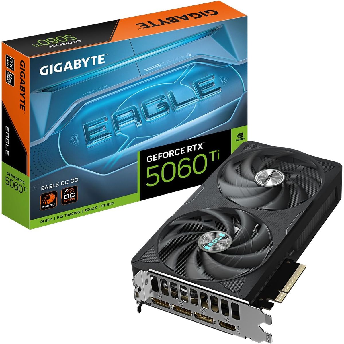 GIGABYTE - Tarjeta De Video Gigabyte RTX 5060 Ti Eagle OC 8gb GDDR7