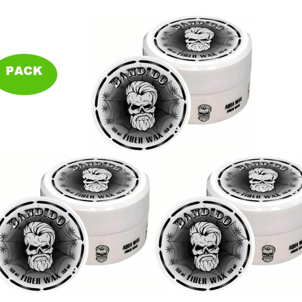 GENERICO - Pack 3 Cera Bandido Para el Cabello Efecto Telaraña Spider 150ml