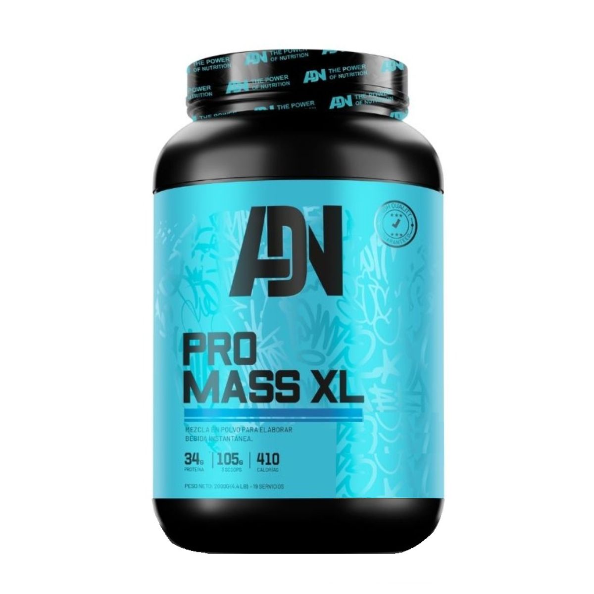 ADN - ADN NUTRITION PRO MASS XL 2 KG. VAINILLA + SHAKER