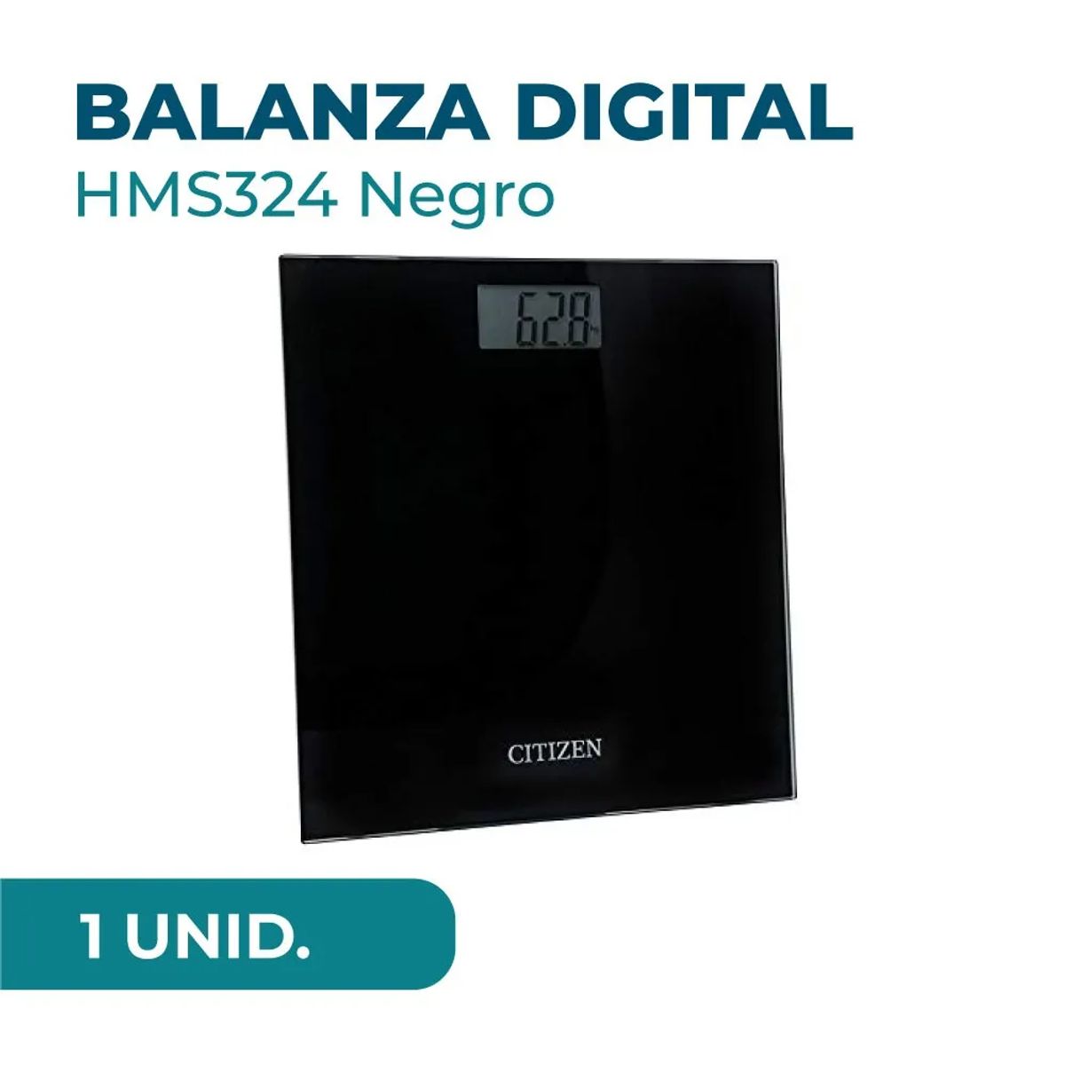 CITIZEN - BALANZA CITIZEN NEGRA HMS324 150 KG