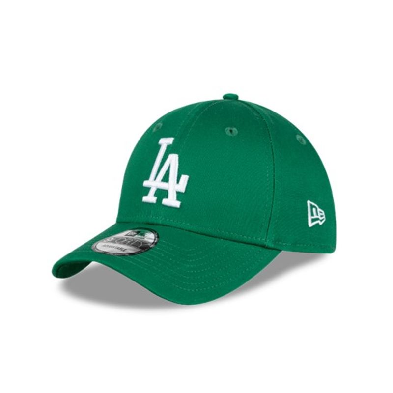 NEW ERA - Gorra Basic Collection Los Angeles Dodgers 9FORTY Green Ajustable New Era