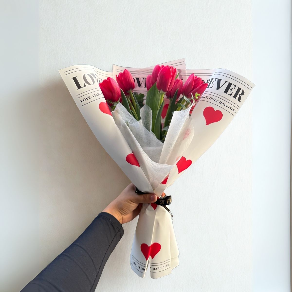 GENERICO - Ramo de 10 Tulipanes Rojos