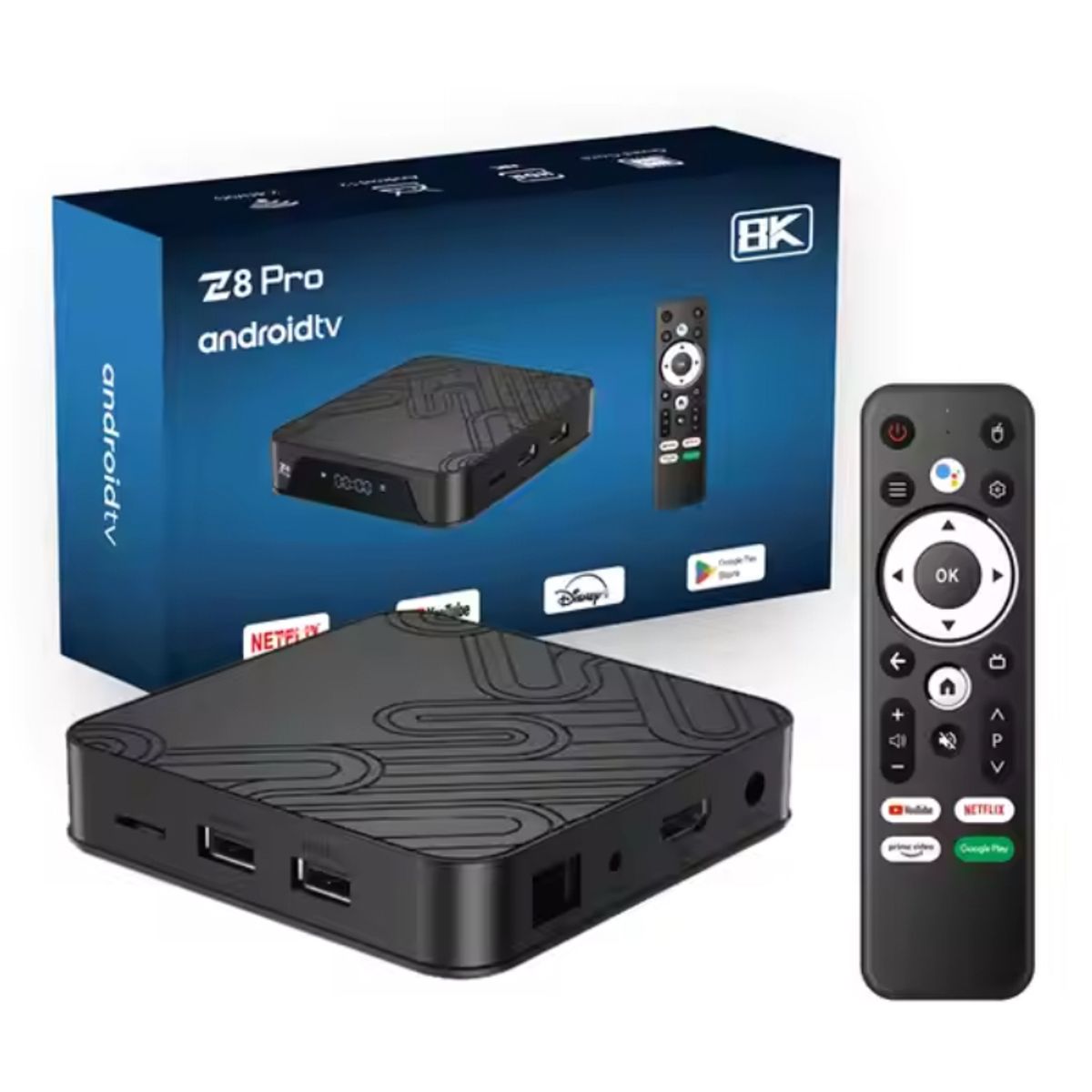 GENERICO - Convertidor TV Android Certificado con Entrada de Red Versión 2025 8K