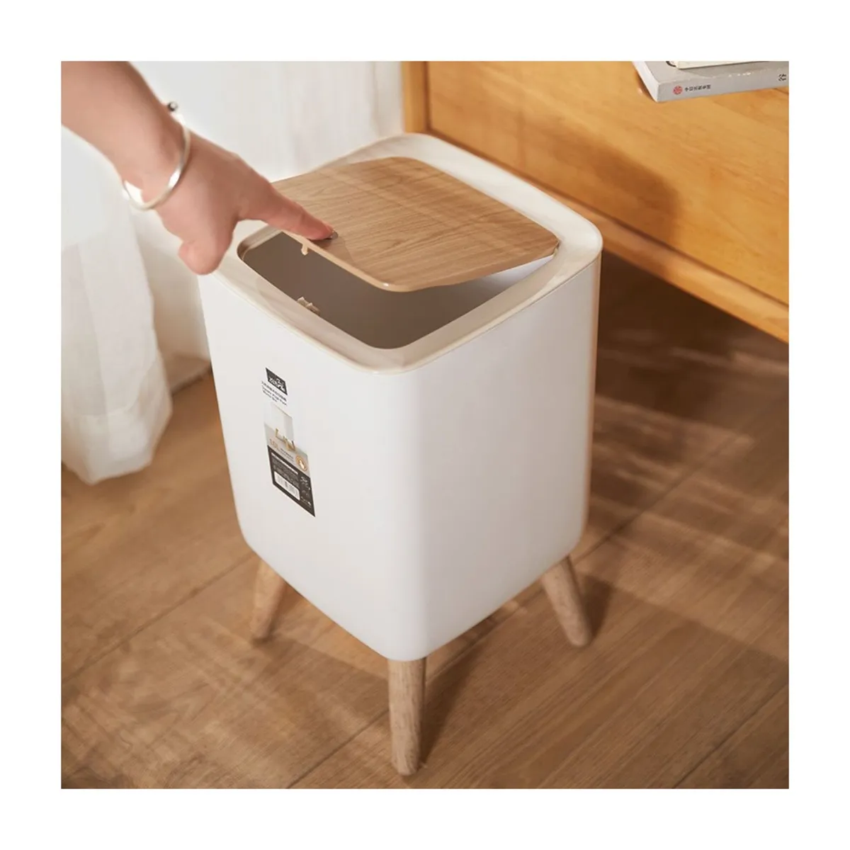 GENERICO - Bote Cuadrado Rectangular para Basura