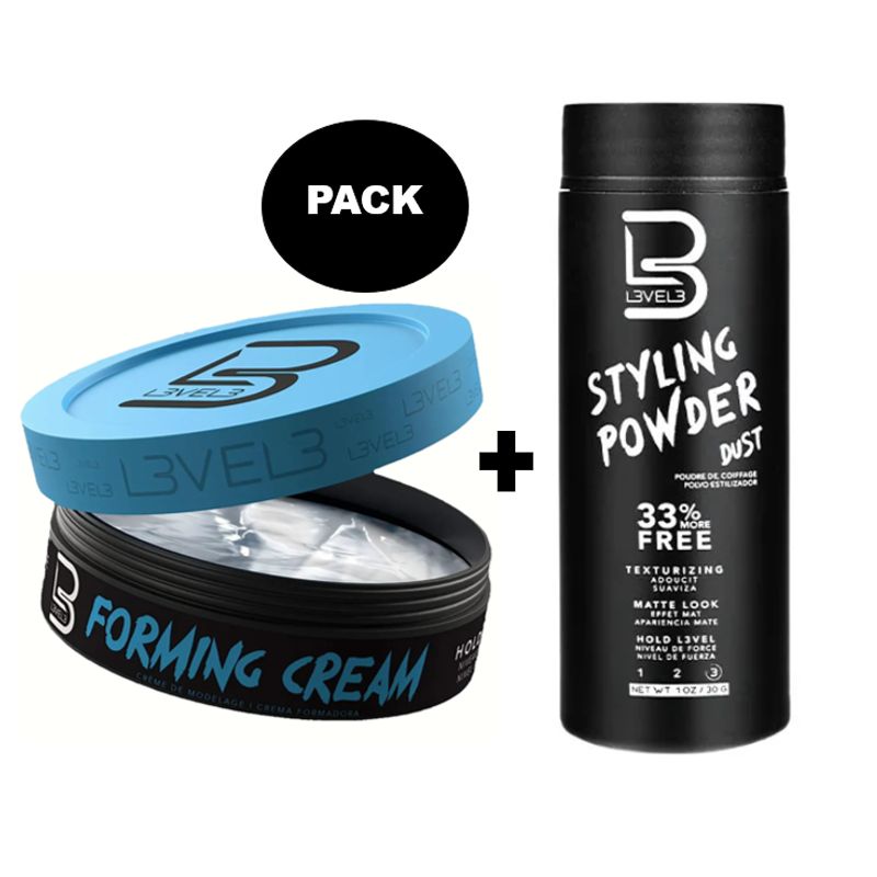 GENERICO - L3VEL3 Pack Forming Cream- Styling Powder 30gr