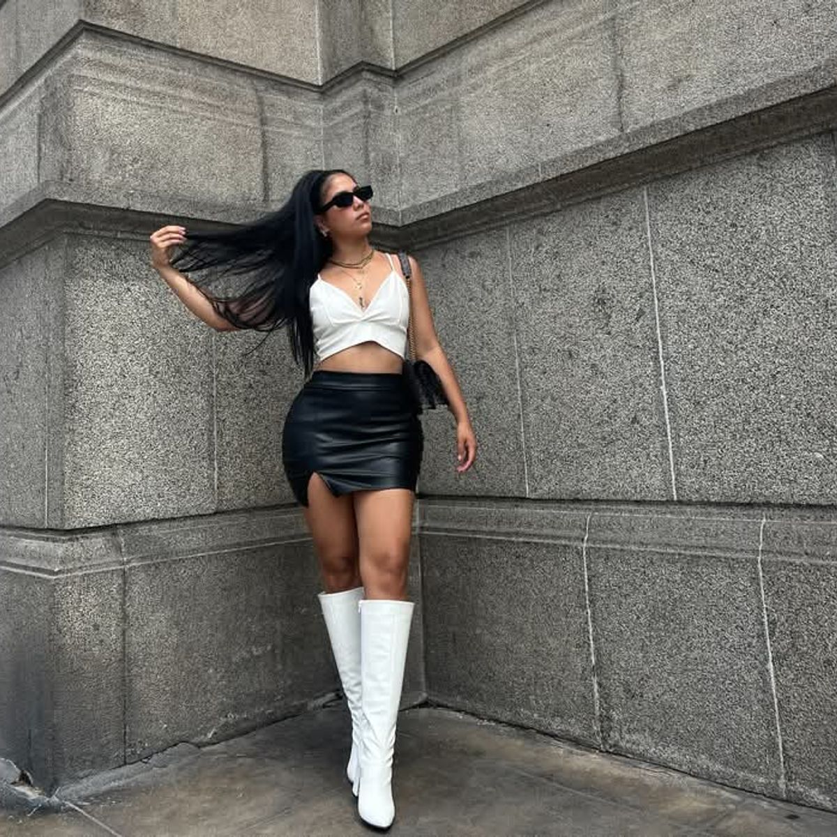 GENERICO - FALDA SHORT CUERINA PARA MUJER