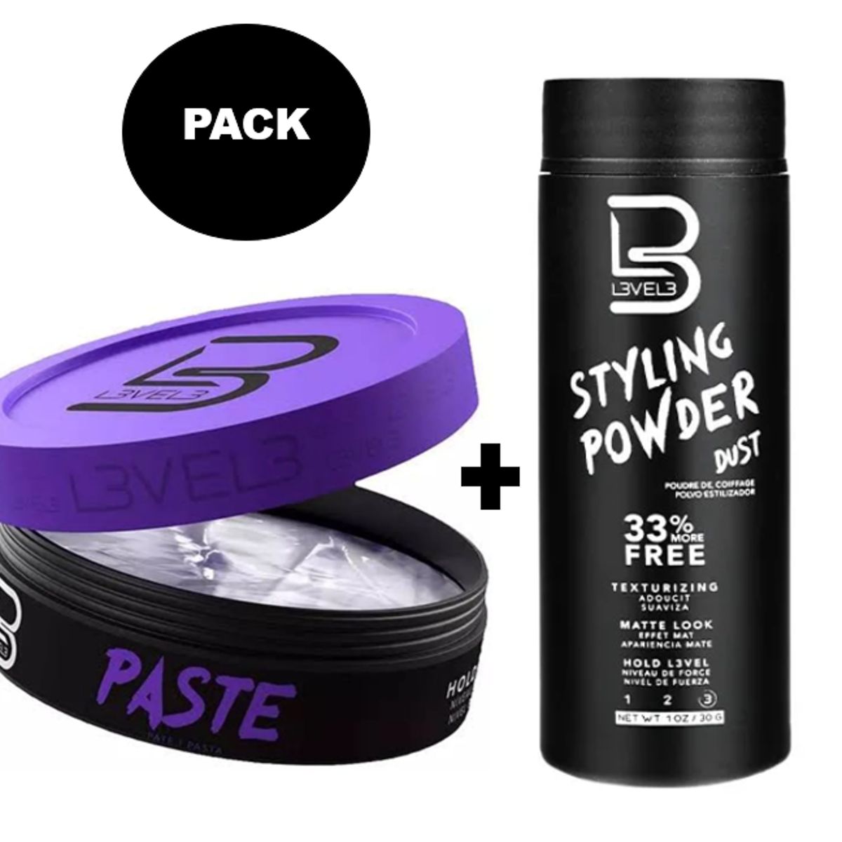 GENERICO - L3VEL3 Pack Paste Matte Finish - Styling Powder 30gr