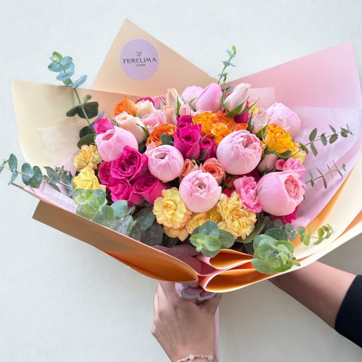 GENERICO - Ramo Peonias y mix de flores