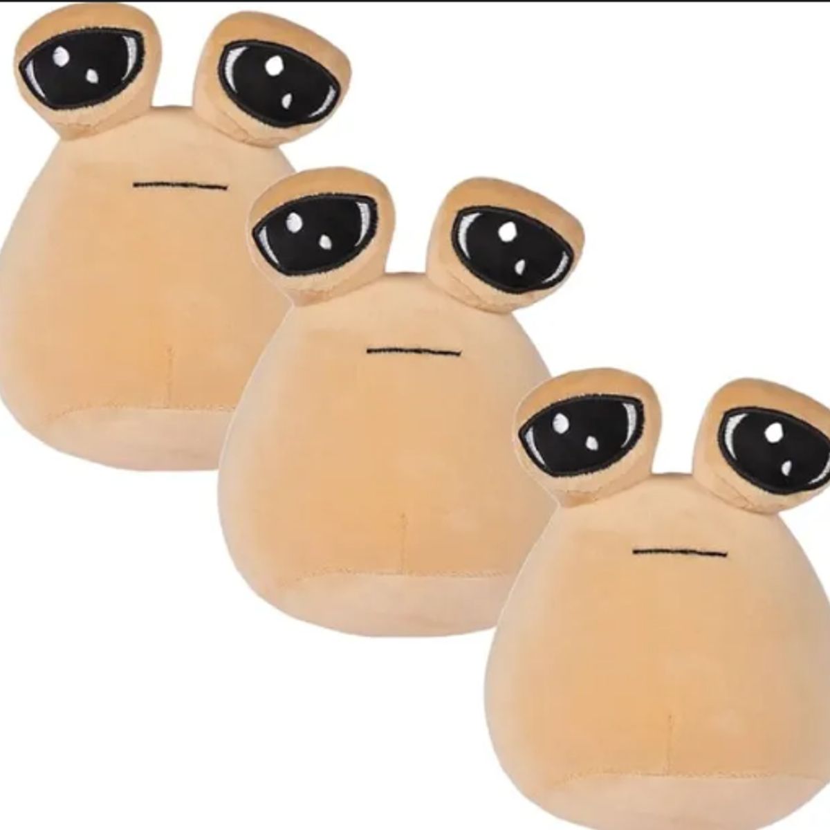 GENERICO - Peluche Juguete de Pou MIDE, 22CM PACK DE 3