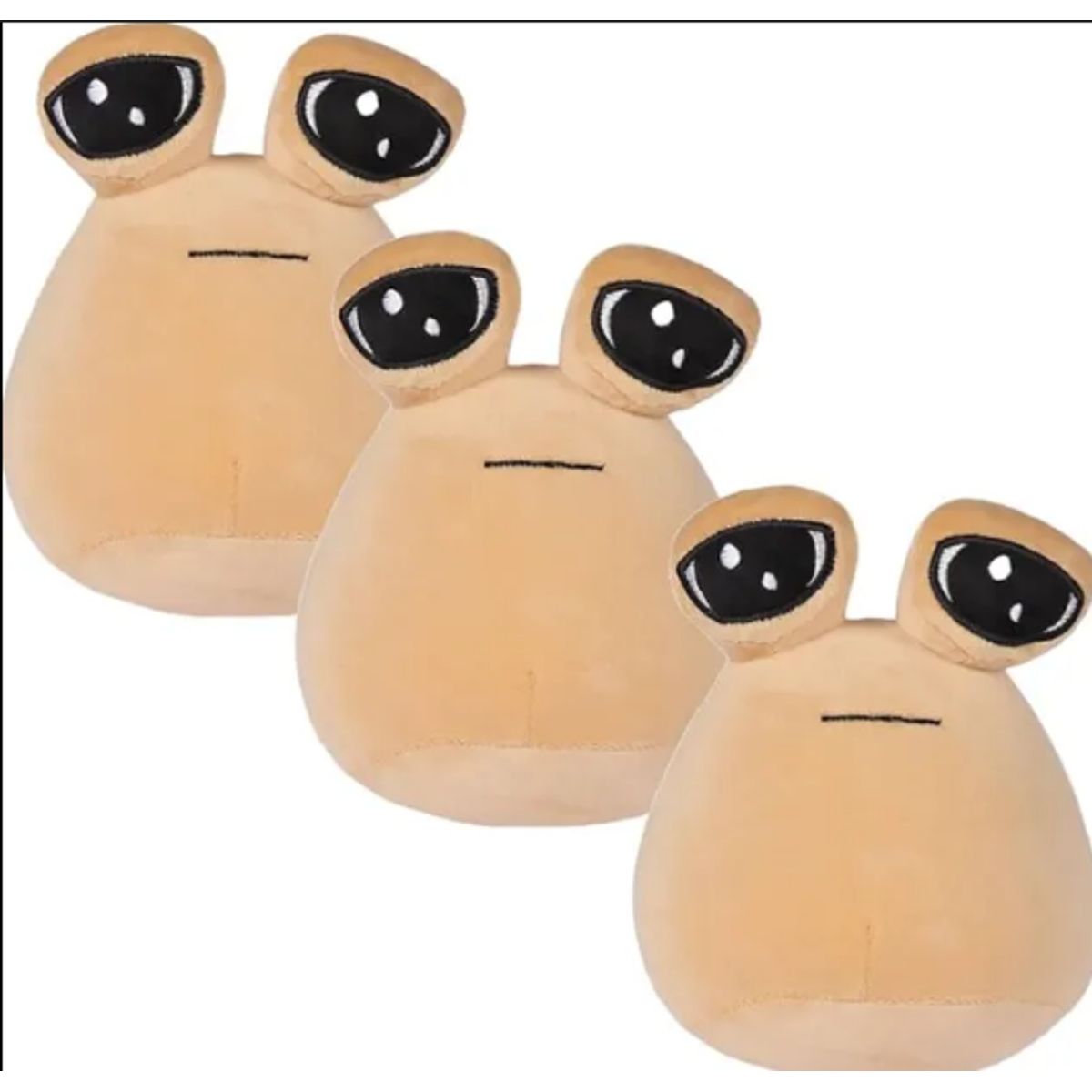 GENERICO - Peluche Juguete de Pou MIDE, 22CM PACK DE 3