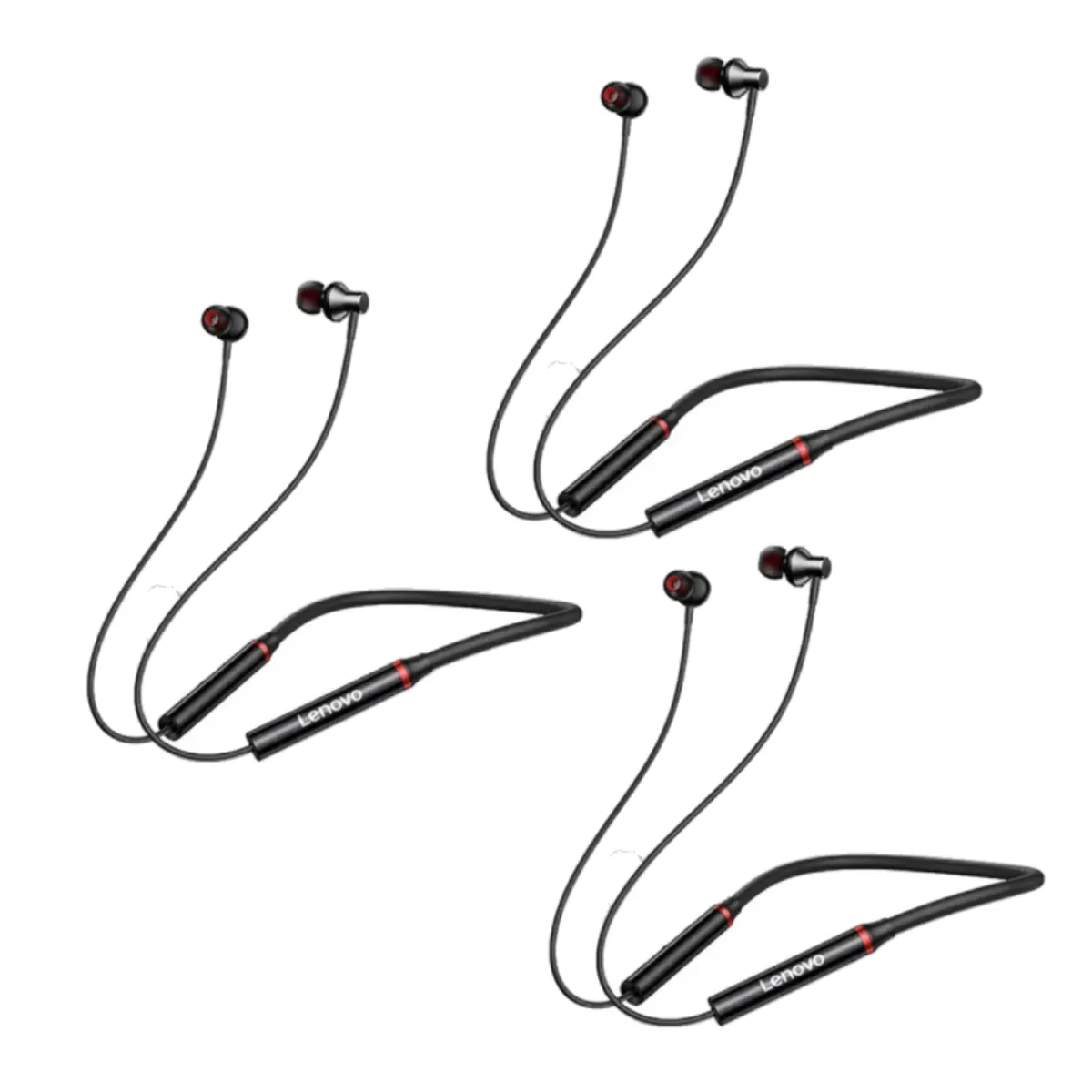 LENOVO - Audífonos Deportivos Bluetooth Lenovo HE05X Pack x 3 UNIDADES