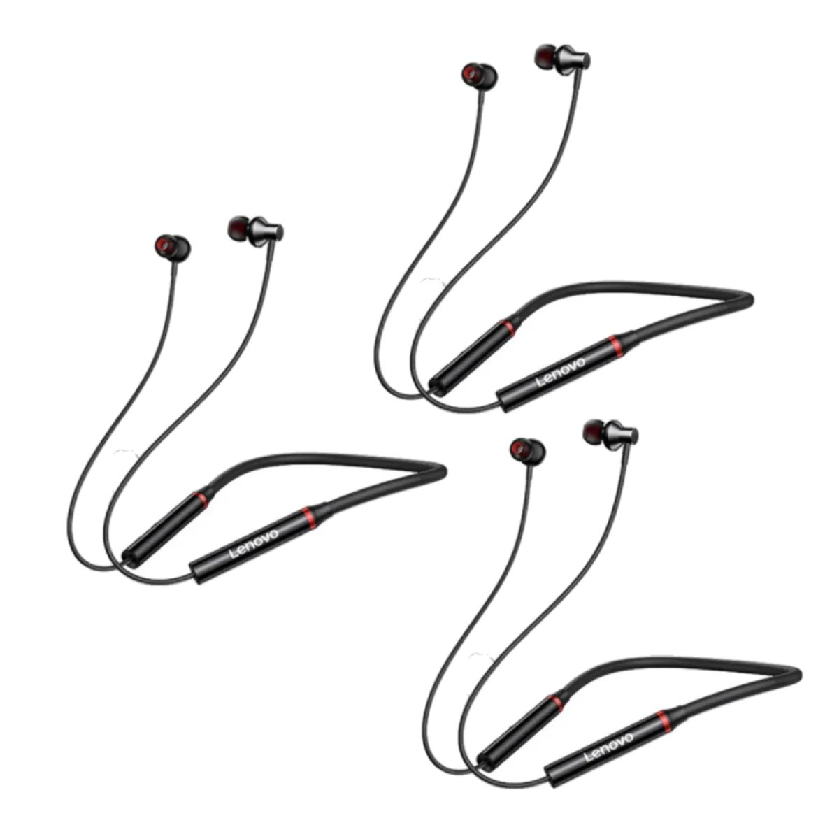 LENOVO - Audífonos Deportivos Bluetooth Lenovo HE05X Pack x 3 UNIDADES