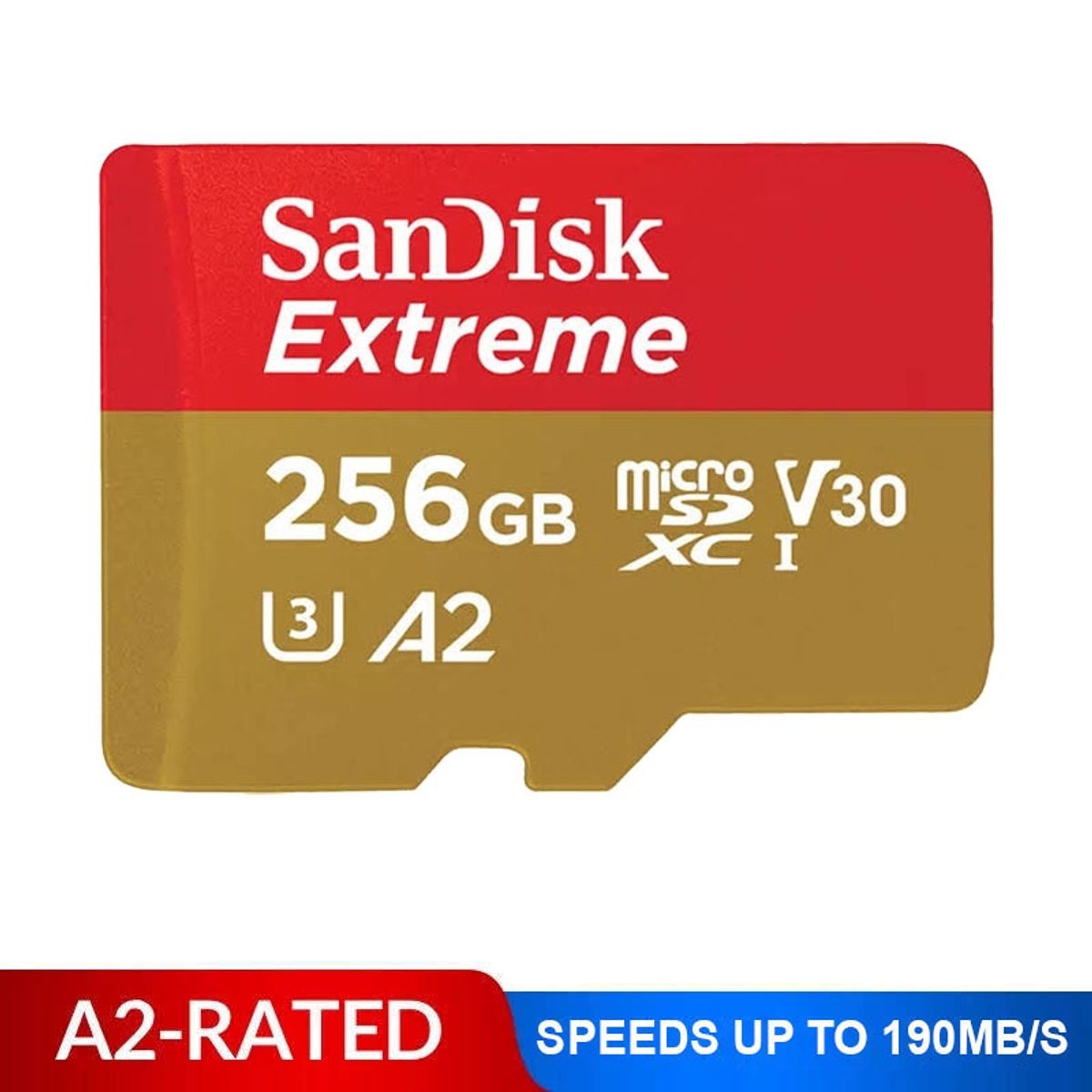 SANDISK - Memoria microSD sandisk extreme 256 gb,190Mb/s