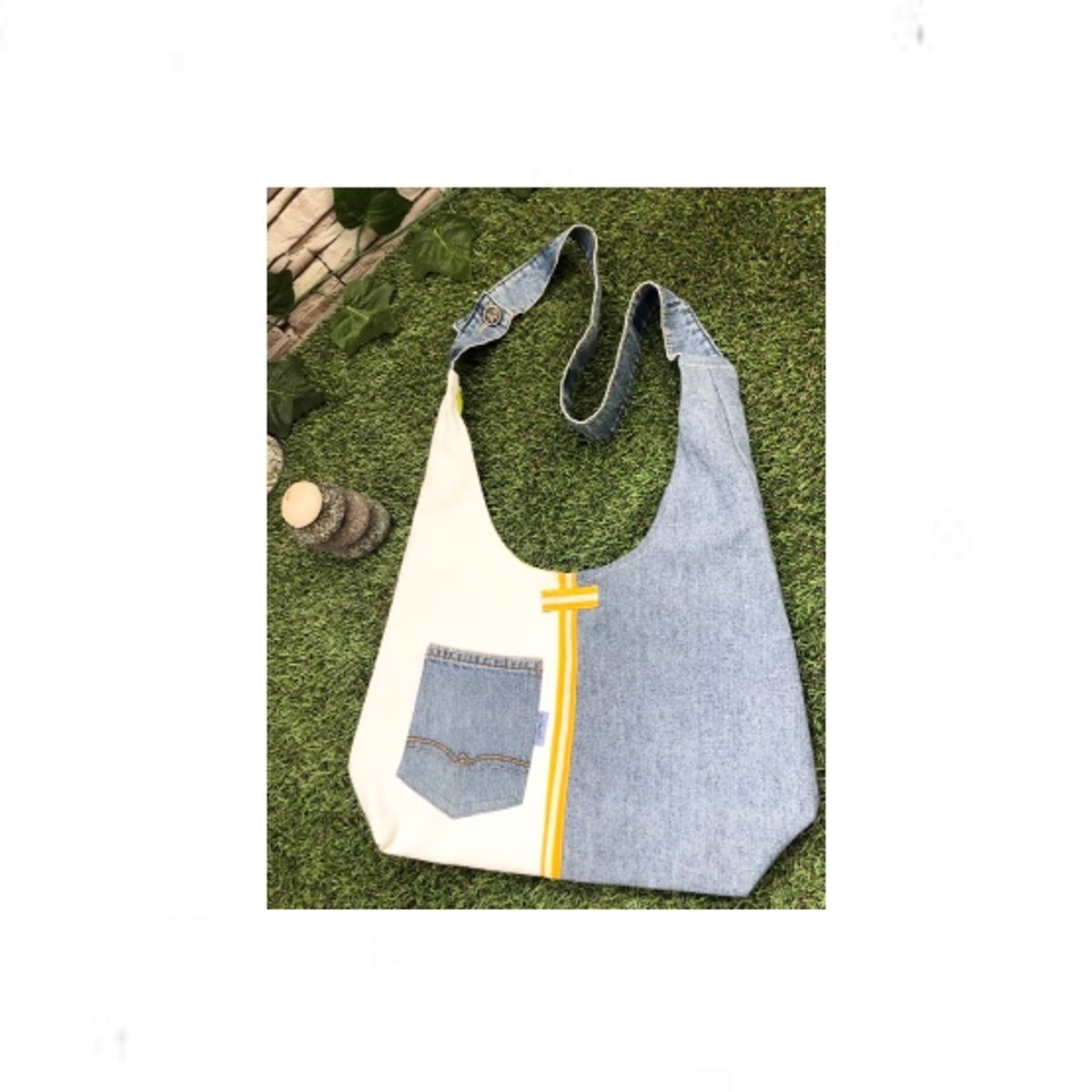 GENERICO - Bolso de Hombro Denim 2 Colores- Mujer