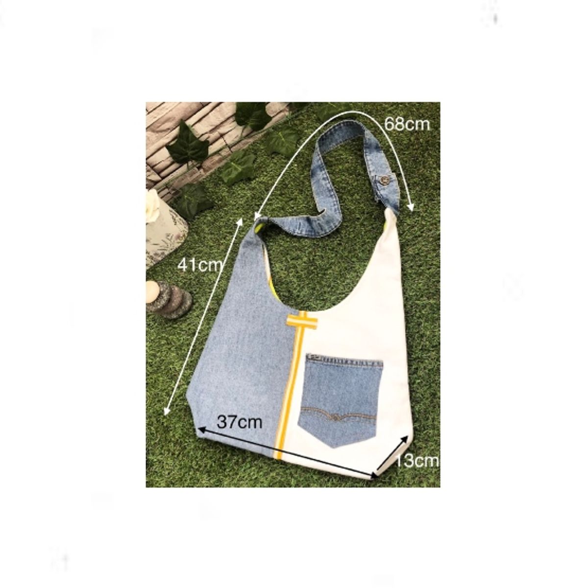 GENERICO - Bolso de Hombro Denim 2 Colores- Mujer