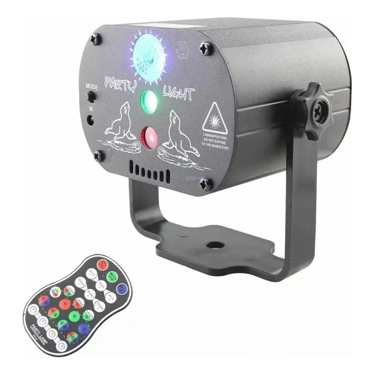 U BUY - Láser Proyector Luz Disco Led Rgb Fiestas 60 Patrones