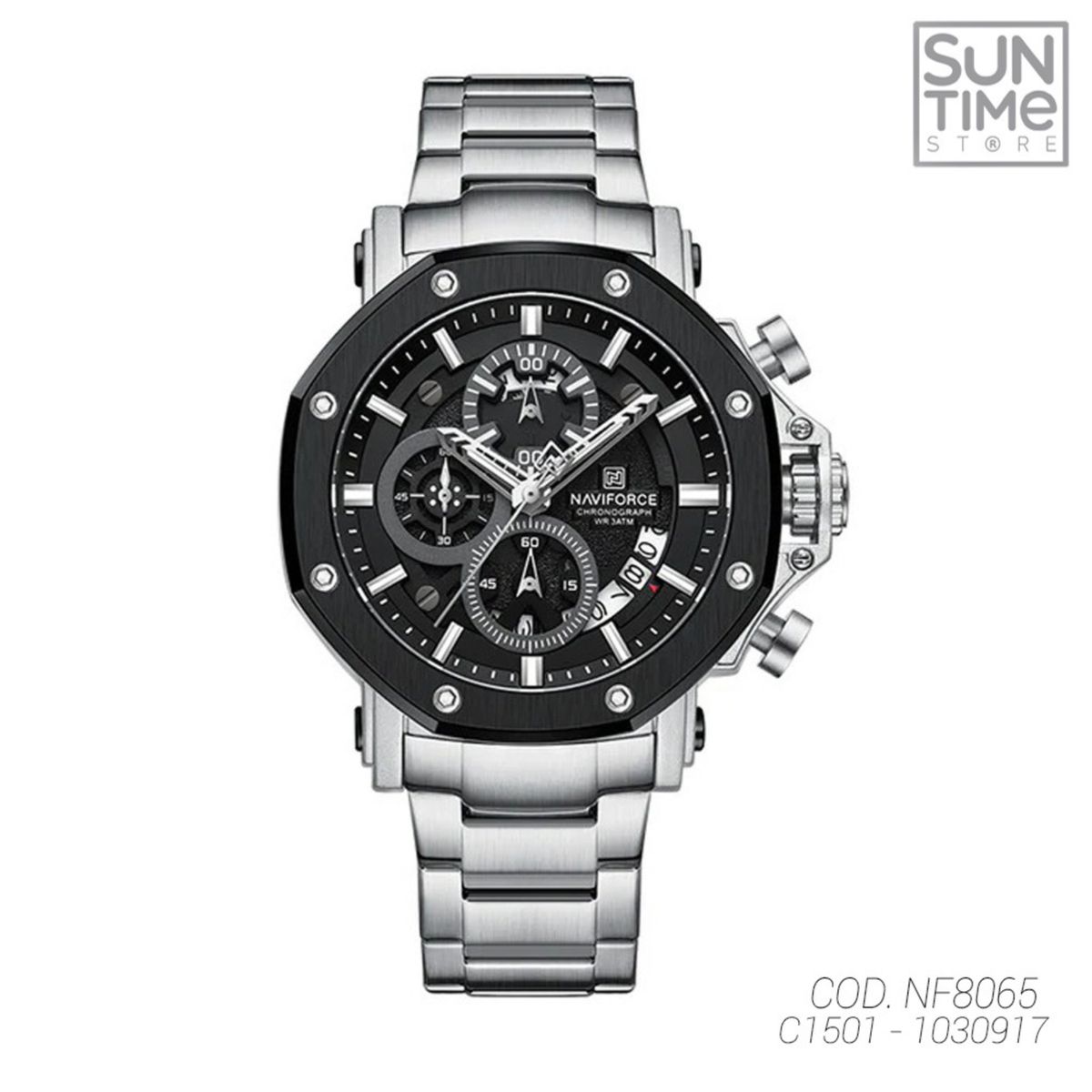 NAVIFORCE - RELOJ ANALOGICO HOMBRE NF8065 NAVIFORCE PLATEADO CLASICO 1030917