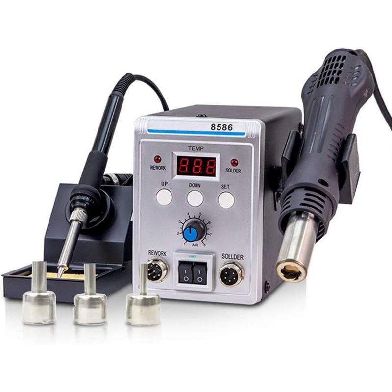 QUICK - Soldering Iron Station with Hot Air Rework Station
