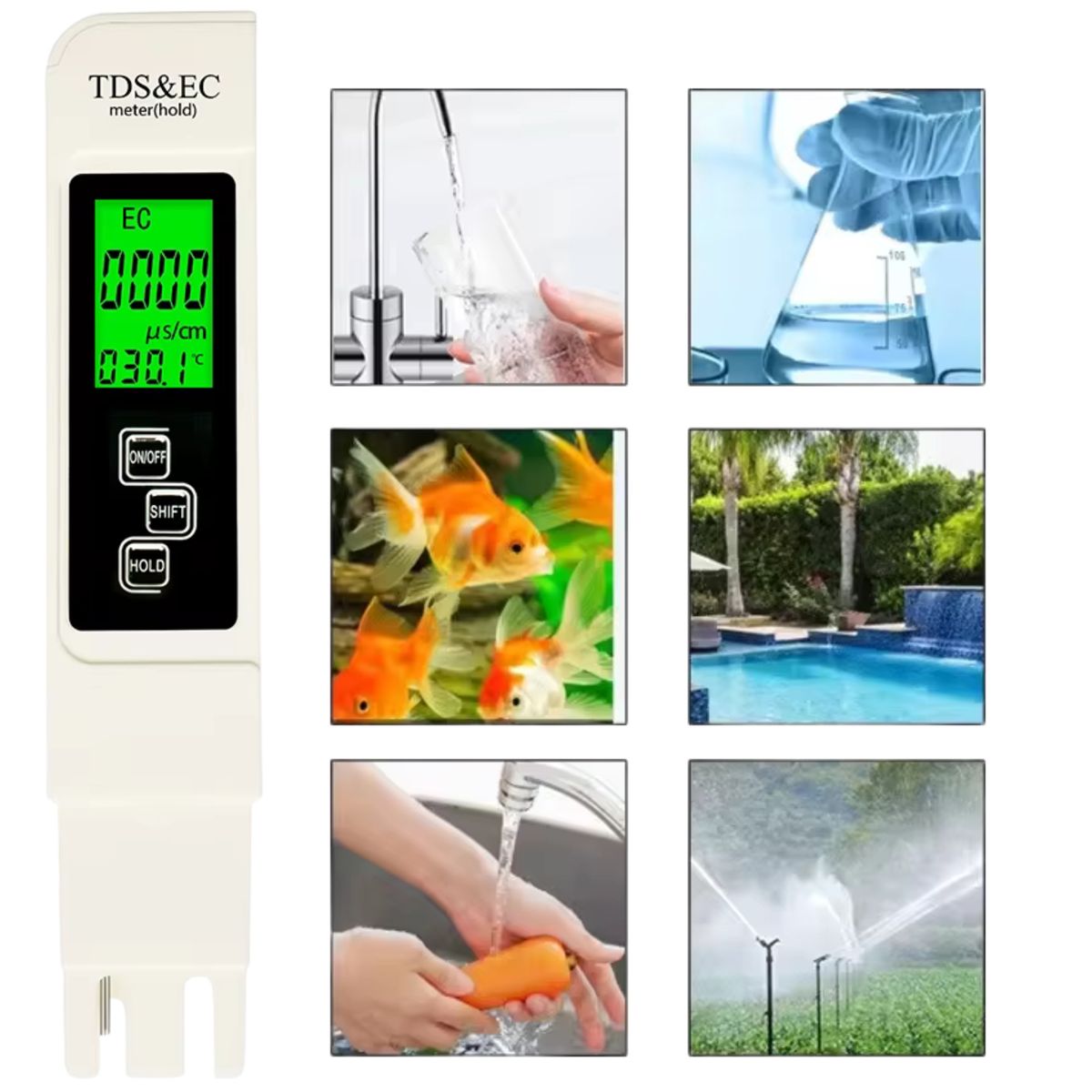 OEM - MEDIDOR TDS EN PPM EC