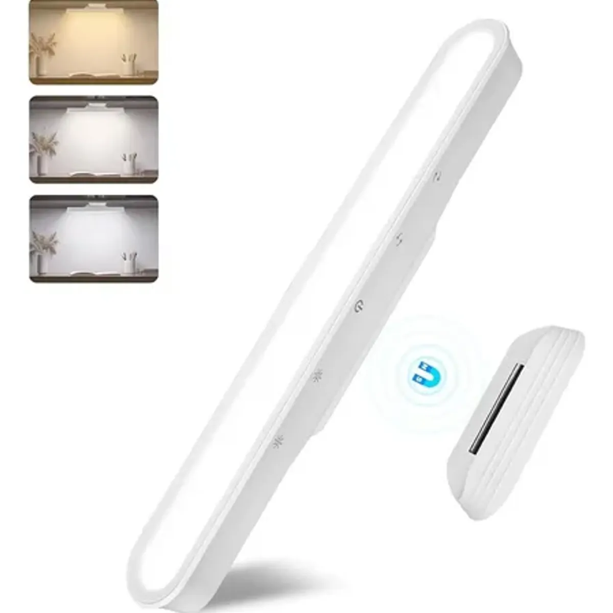 GENERICO - Lámpara Led Magnética Táctil Recargable USB Para Escritorio Pared