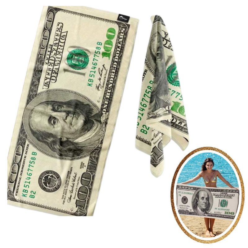 GENERICO - 2 Toallas Dólar : Diseño Único para Gente que No Quiere Ser Común