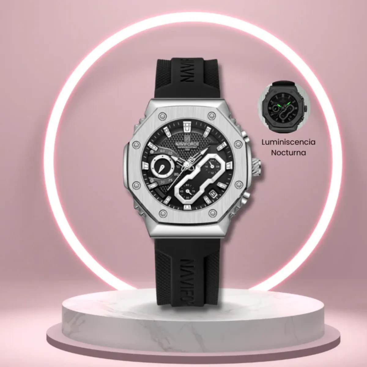 NAVIFORCE - RELOJ ANALOGICO HOMBRE NF8035G NAVIFORCE NEGRO CASUAL 1030893