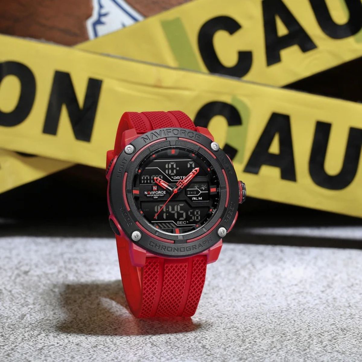 NAVIFORCE - RELOJ ANALOGICO HOMBRE NF7114 NAVIFORCE ROJO CASUAL 1030886