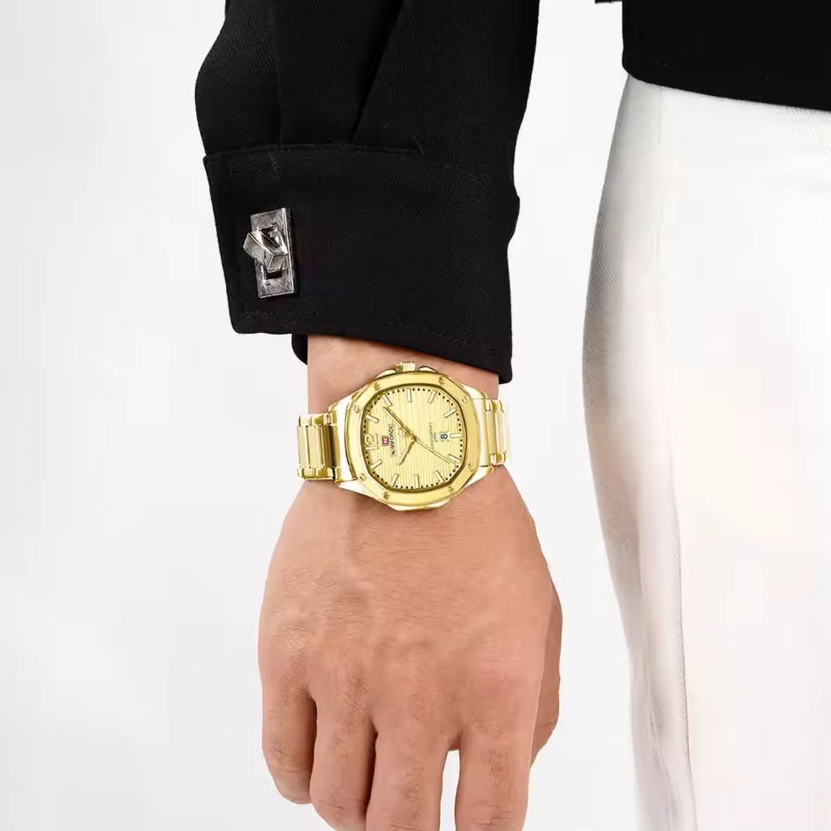 NAVIFORCE - RELOJ ANALOGICO HOMBRE NF9243S NAVIFORCE DORADO CASUAL 1030934