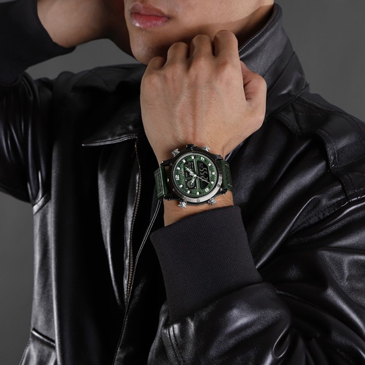 NAVIFORCE - RELOJ ANALOGICO-DIGITAL HOMBRE NF9236 NAVIFORCE VERDE CASUAL 1030941
