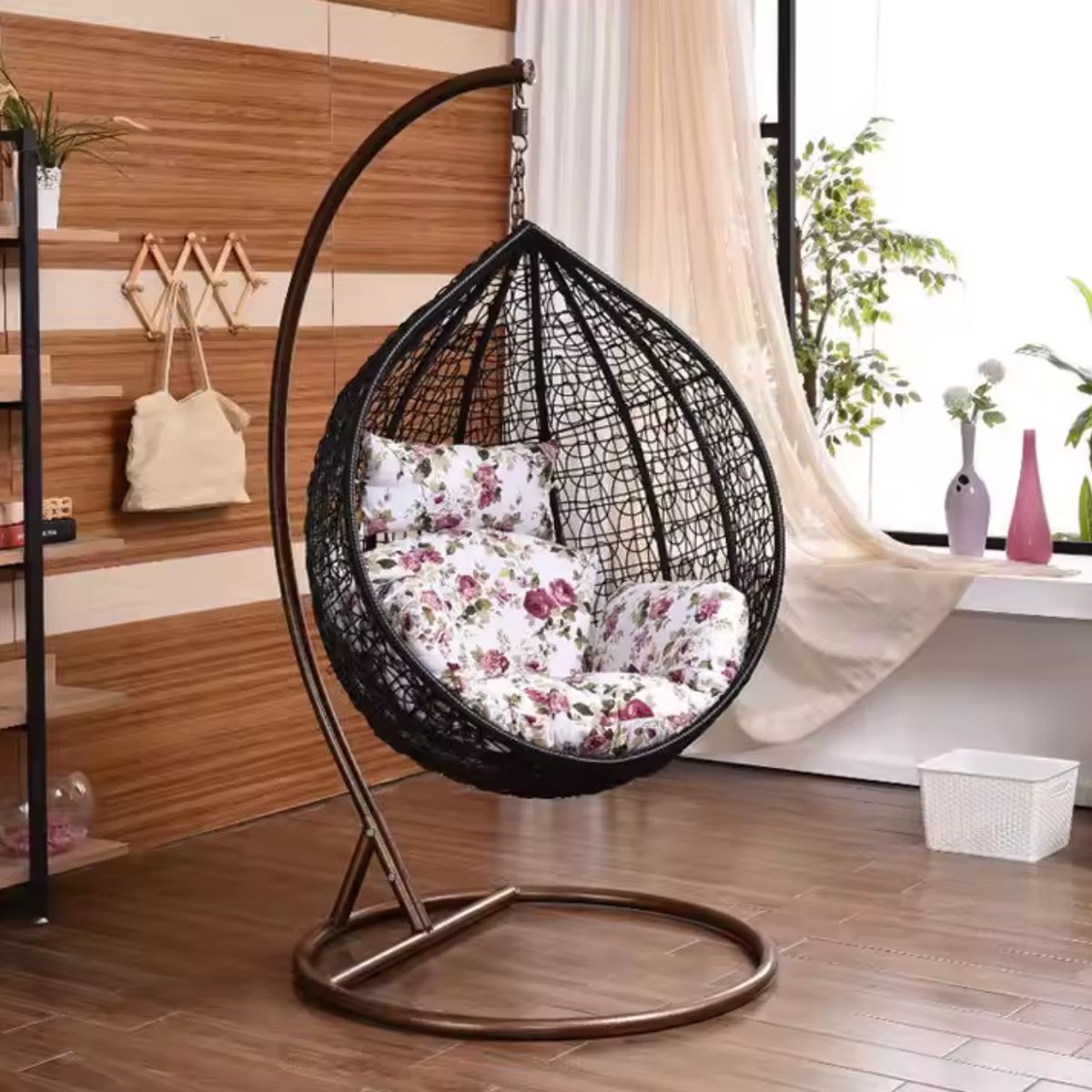 GENERICO - SILLA COLGANTE DE TERRAZA SILLÓN DE RATAN JARDÍN PLAYA