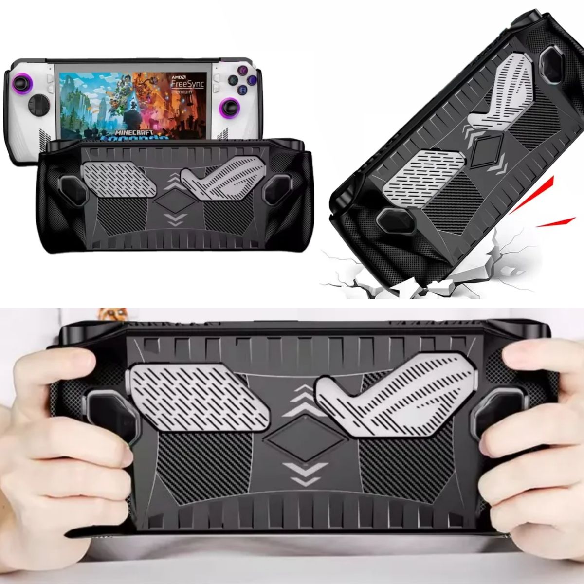 GENERICO - Protector Funda Estuche Case Para Asus Rog Ally Tpu - Negro