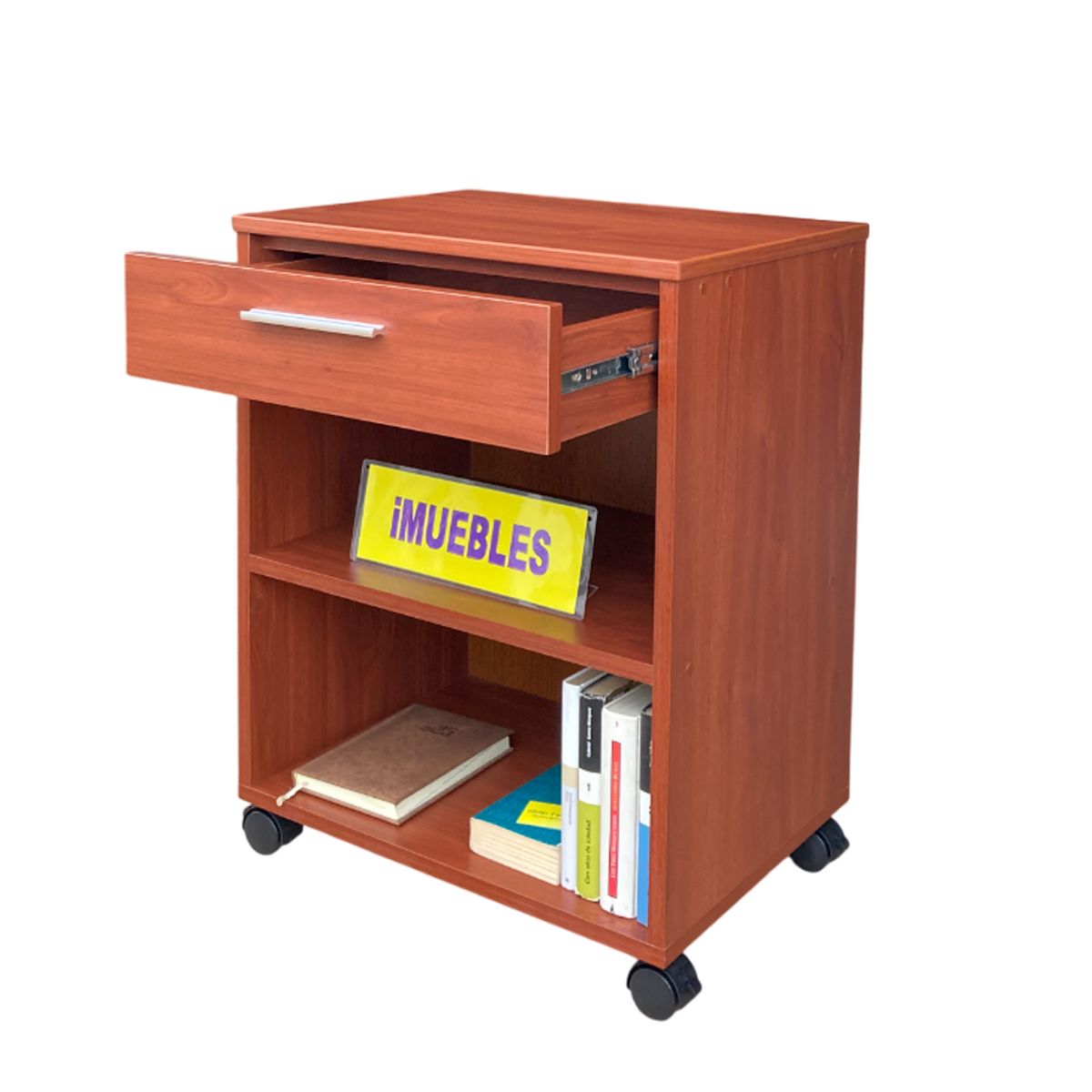 TEMEL - Mesa Auxiliar Mesa para Laptop Mesa para Oficina u hogar color Cedro - iMUEBLES