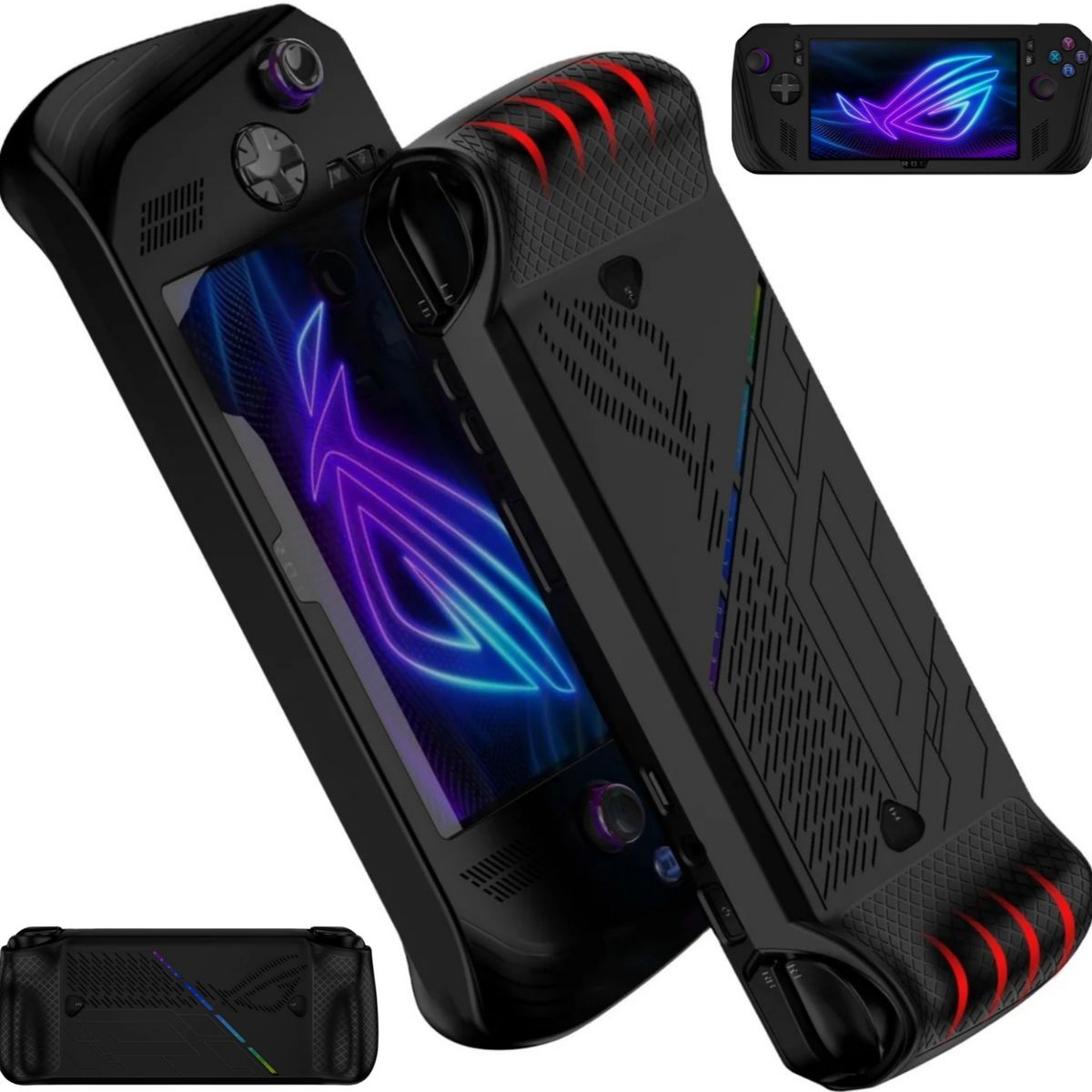 GENERICO - Protector Funda De Silicona case Para Asus Rog Ally X - Negro