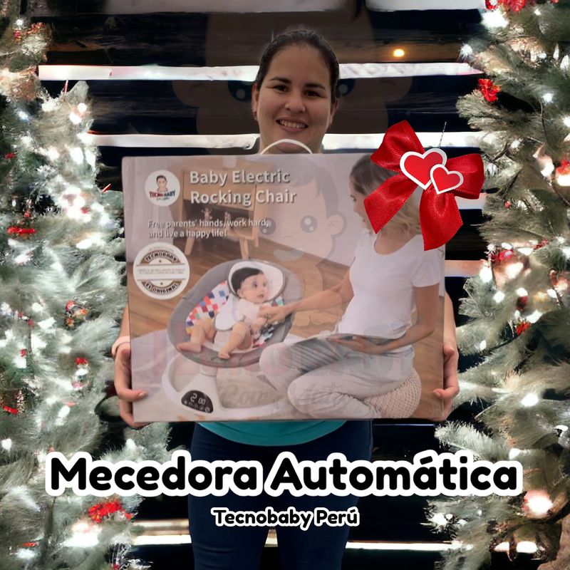 TECNOBABY CON MATEO - Mecedora Automática Lite 70x45cm