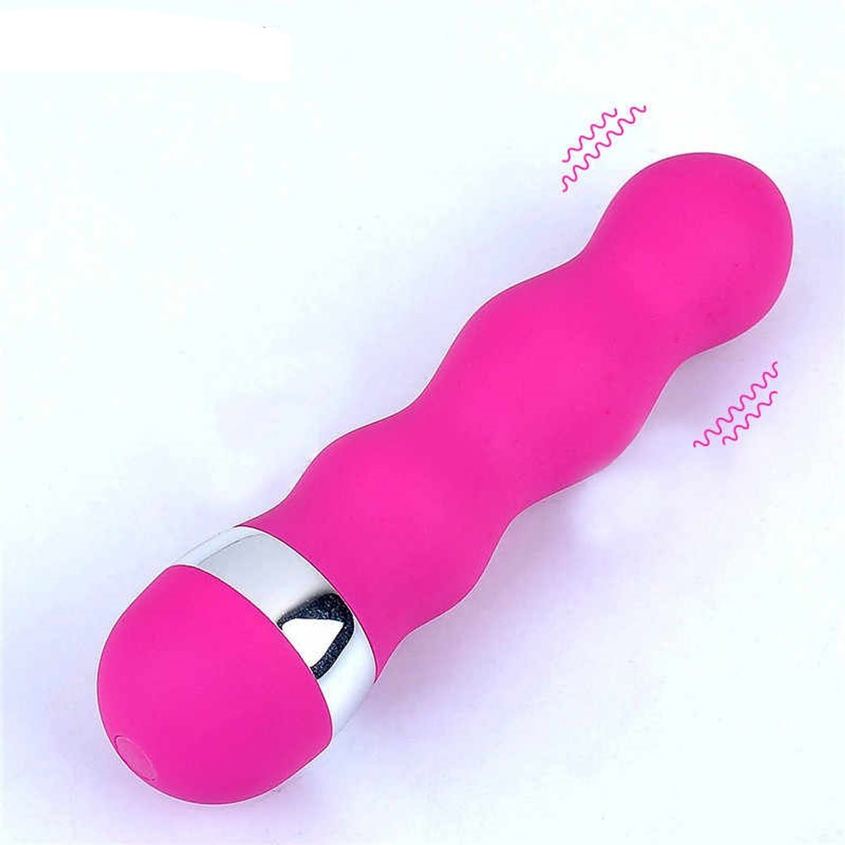 GENERICO - Vibrador de Silicona 11cm x 2cm Rosado