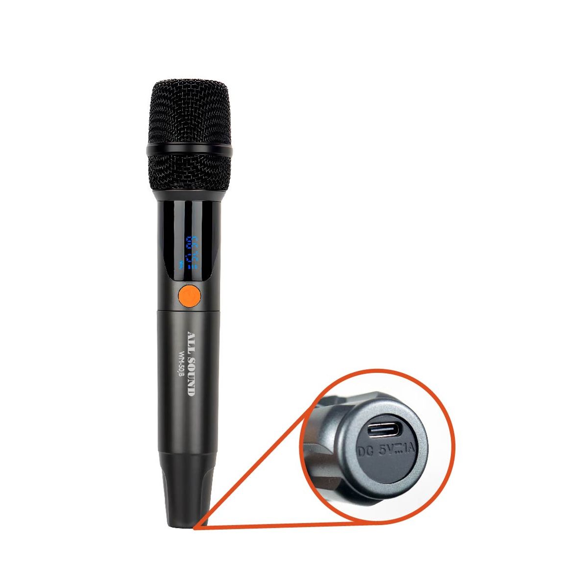 ALL SOUND - MICROFONOS INALAMBRICOS WM-50JB RECARGABLE  ALL SOUND