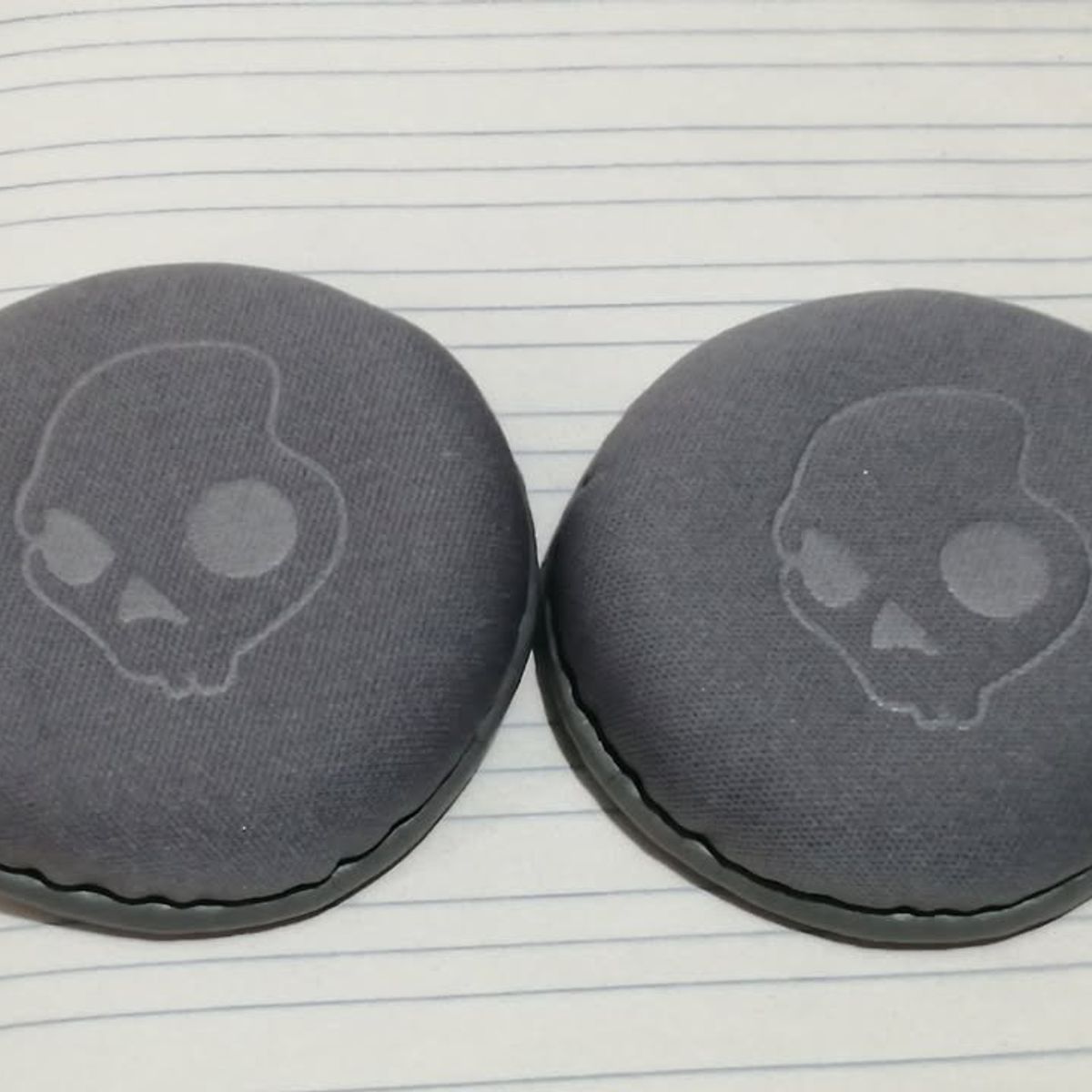 GENERICO - Almohadillas para audífonos skullcandy uproar uprock gris de tela
