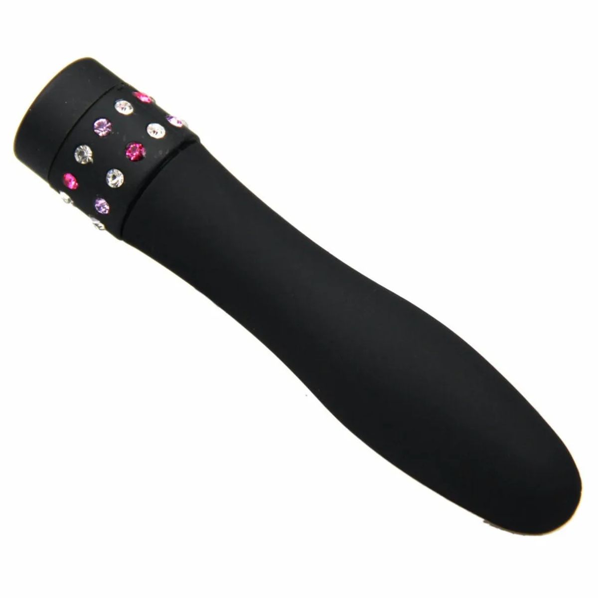 GENERICO - Potente Vibrador negro De 2 Velocidades de 17cm