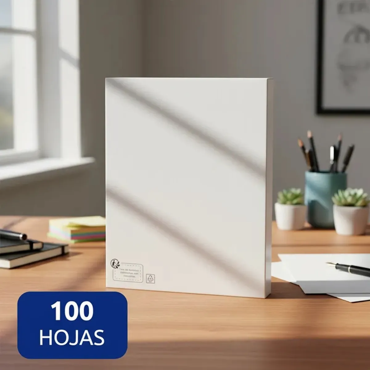 JPSYSTEMS - Paquete de 100 hojas térmicas sueltas 210x297mm A4 blanco