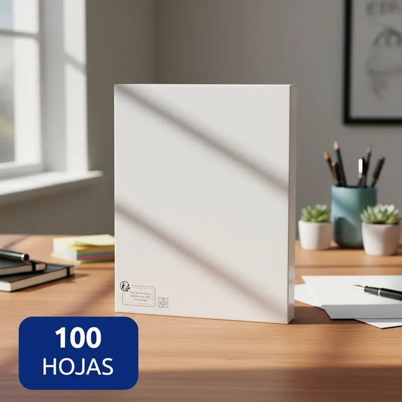 JPSYSTEMS - Paquete de 100 hojas térmicas sueltas 210x297mm A4 blanco