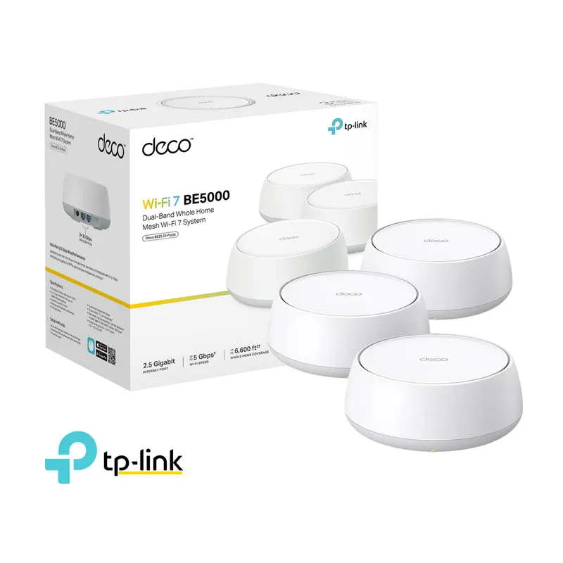 TP LINK - TP-LINK Deco BE25 3-pack BE3600 Sistema Wi-Fi 7 Mesh Doble Banda