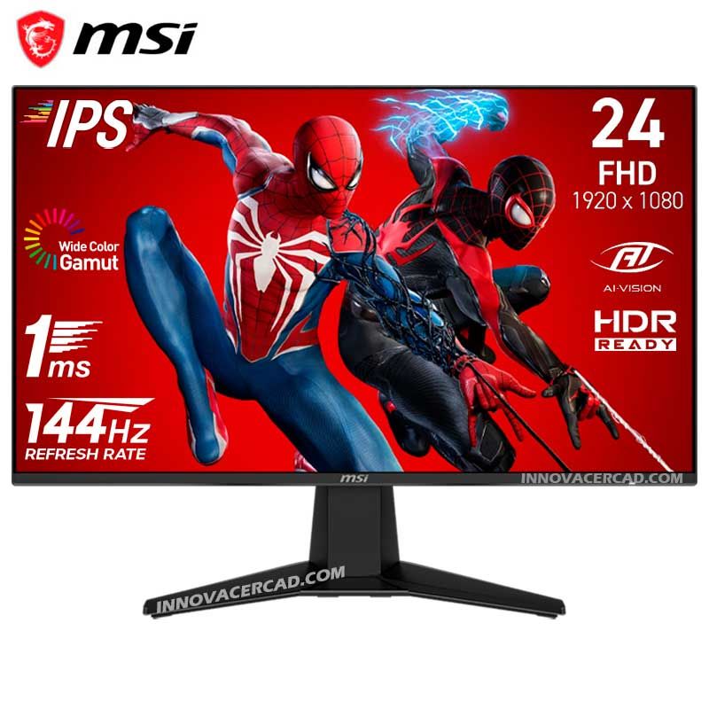 MSI - Monitor Gaming MSI G242L E14 24 FHD IPS 144HZ 1MS AMD FreeSync