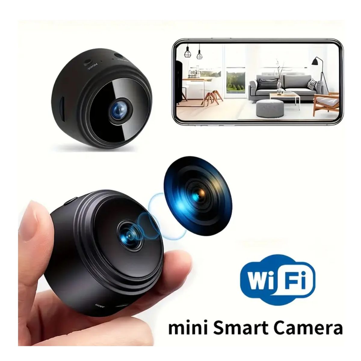 GENERICO - Cámara de Seguridad Inteligente para el Hogar WiFi