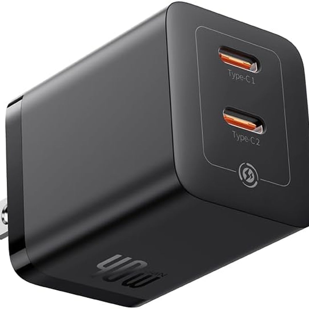 BASEUS - Cargador Rápido OS-Baseus GaN5 Pro C+C 40W US Negro