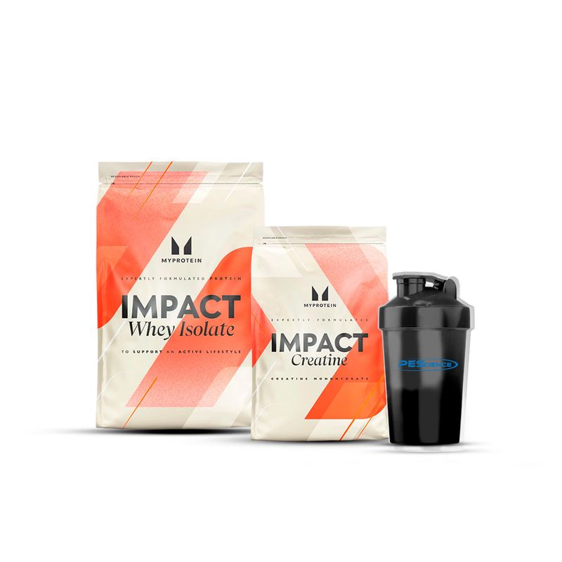 MYPROTEIN - Impact Whey Isolate Chocolate 1kg + Creatina 250gr + Shaker 400ml