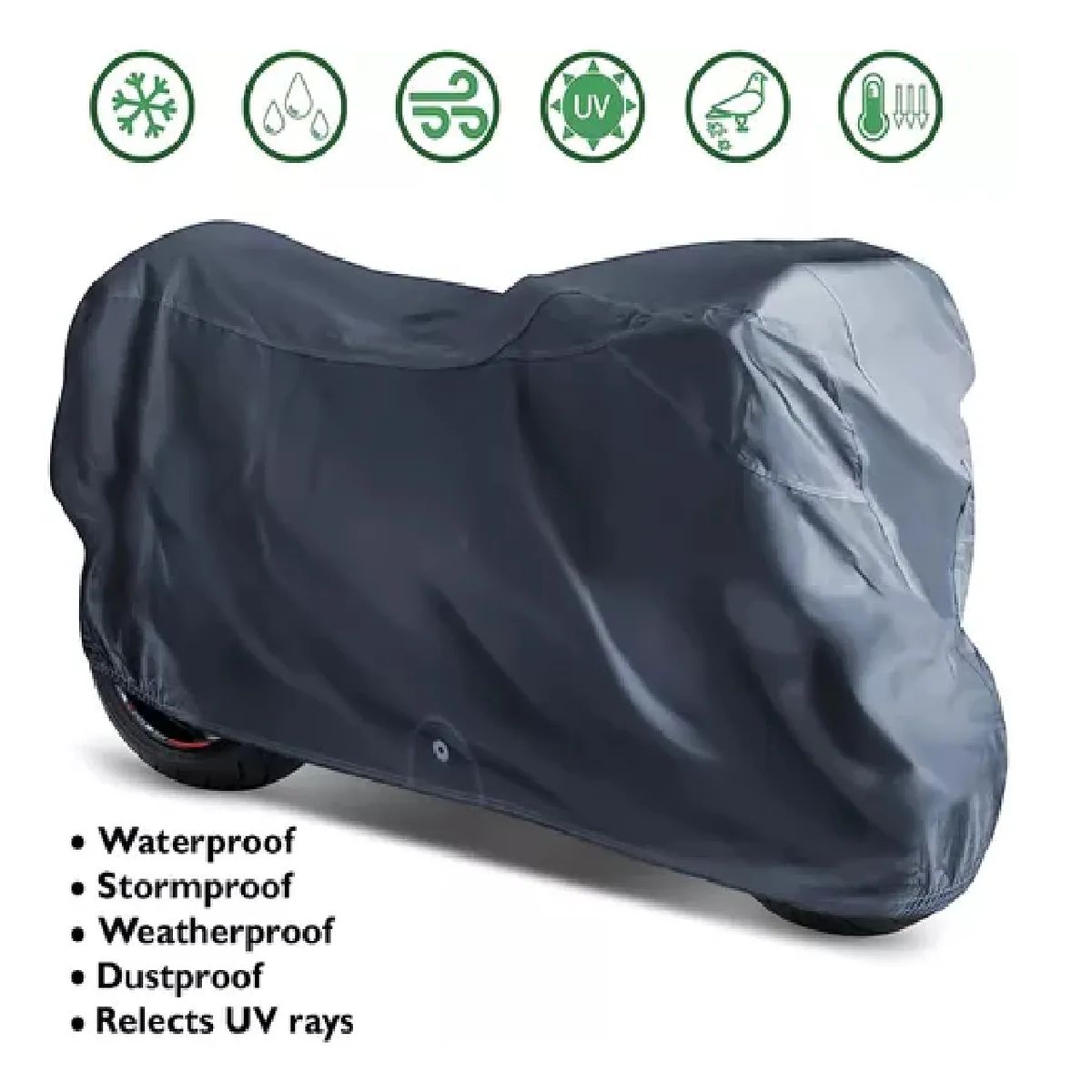 GENERICO - Cobertor Funda Para Moto Lineal Impermeable Y Afelpada